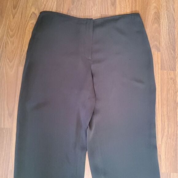 Eileen Fisher Silk Slouchy Pants Size S Brown New - Picture 5 of 8